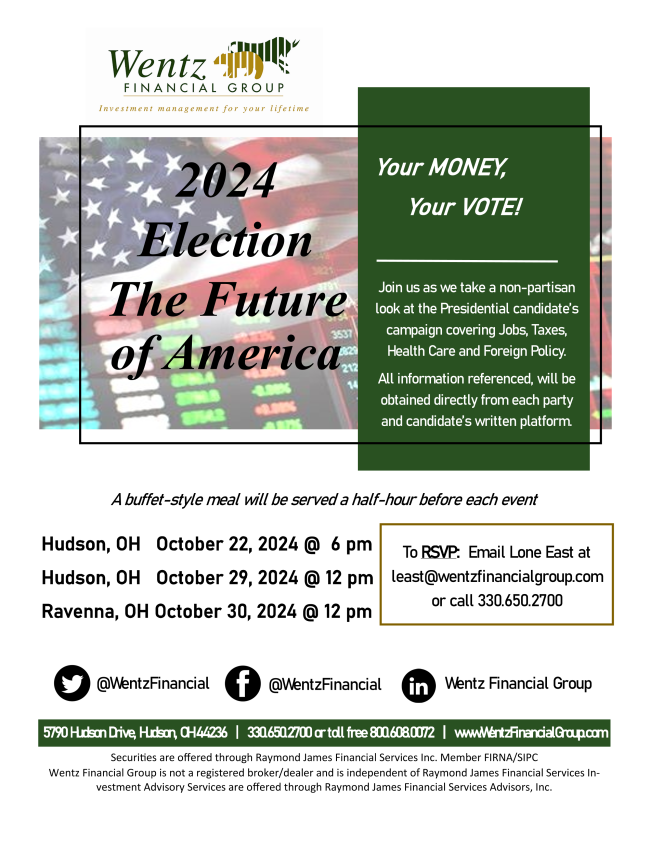 2024 Election -- The Future of America flier